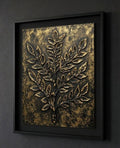 Luxe Botanical Gold Relief Wall Art